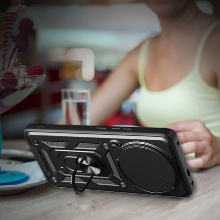 Etui ochronne Tech-Protect Camshield Pro Xiaomi Redmi Note 14 PRO 5G / POCO X7 5G Matte Black