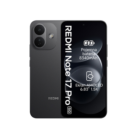 Smartfon Xiaomi Redmi Note 17 Pro 5G 6+256GB Black