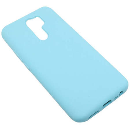 Etui Silikonowe Ochronne Xiaomi Redmi 9 Niebieski Jasny