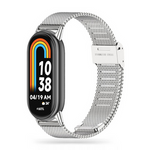 Opaska Stalowa bransoletka Tech-Protect Milaneseband do Xiaomi Mi Band 8 / 9 / 10 Srebrna