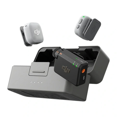 System mikrofonów bezprzewodowych DJI Mic Mini 2 (2 TX + 1 RX + Etui ładujące)