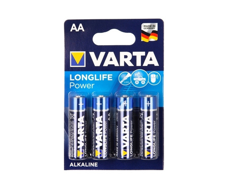 Baterie LR6 4sztuki Varta Longlife Power 1.5V MN1500 AA B4   