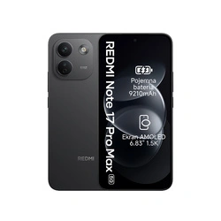 Smartfon Xiaomi Redmi Note 17 Pro Max 5G 8+512GB Black