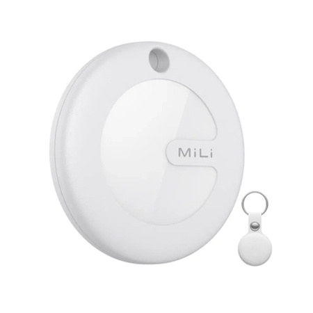 Bateria + Lokalizator GPS MiLi MiTag Białe Etui Uniwersalne - iOS