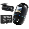 Kamera samochodowa70mai 4K Omni X800 zestaw Black + karta 70mai SD 256GB