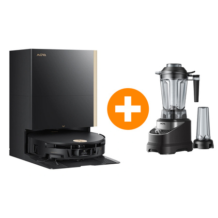 Robot sprzątający MOVA S70 Ultra Roller czarny + blender MOVA BL10