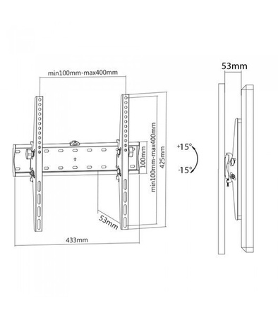 Uchwyt Płaski do Telewizora Xiaomi TV 32 43 50 55